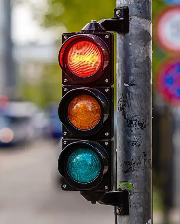Blinking Warning Lights